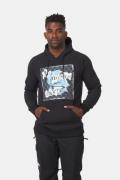 The North Face Printed Tekno Hoodie Snowboard Trui Zwart/Wit