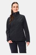 Vaude Cyclone Softshell Jas Dames Zwart