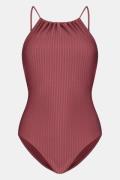Beachlife Swimsuit High Neckline Badpak Donkerpaars
