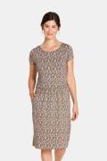 Tranquillo Jersey Jurk Dames Oranje/Assorti / Gemengd