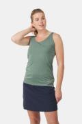 Jack Wolfskin Pack & Go Tank Top Hemd Dames Middengroen