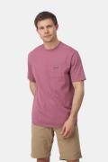 Patagonia Boardshort Logo Organic Pocket T-shirt Pruimpaars