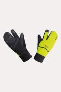 Gore Wear GTX Infinium Thermo Split Handschoen Zwart/Middengeel