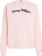 Tommy Hilfiger mdrn reg script sweatshirt Roze dames