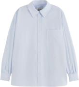 Scotch & Soda Blouse Poplin Blauw dames