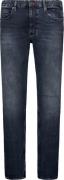 No Excess Jeans 712 Tapered Dark Stretch Blauw heren