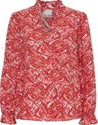 Ichi Blouse Fazora Rood dames