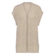 Nukus Gilet Gilly Beige dames