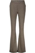 Geisha Broek Jacquard Zwart dames