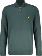 Lyle & Scott half zip trui coton merino Groen heren