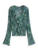 Scotch & Soda RUFFLED TOP Groen dames