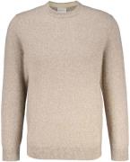 Profuomo PULLOVER CREW NECK TAUPE Bruin heren