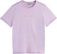 Scotch & Soda Flatlock regular t-shirt Rood dames