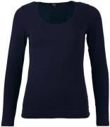 Enjoy Donkerblauwe basic top met lange mouw dames