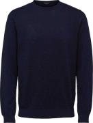 Selected Homme Trui Crew Neck Donkerblauw heren