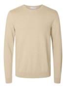 Selected Homme Trui Berg Beige heren