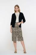 Geisha Jeansrok Leopard Print Bruin dames