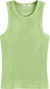 Scotch & Soda Tanktop Rib Groen dames