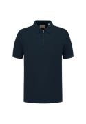 Dstrezzed Polo Dorian Zip  Blauw heren