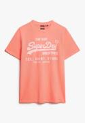 Superdry T-shirt Vi Neon Relaxed Roze heren