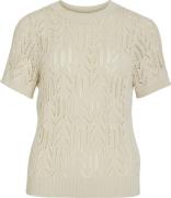 Vila T-shirt Cotti Beige dames
