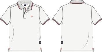 Petrol Polo Wit heren