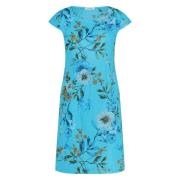In Shape Jurk Fien Romantic Flower Blauw dames