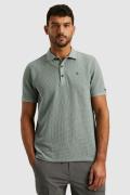 Cast Iron Polo Waffl Blauw heren