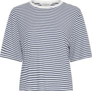 MSCH Copenhagen T-shirt Jana Streep Blauw dames