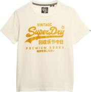 Superdry T-shirt Vintage Logo Wit dames