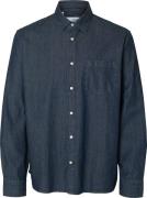 Selected Homme Overshirt Blauw heren