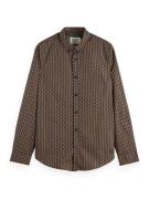 Scotch & Soda Overhemd AOP Blauw heren