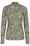 Ichi Longsleeve Lava Multi dames