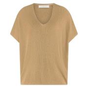 Nukus Top Dina Camel dames