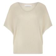 Nukus Top Dina Lurex Off White dames