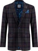 A Fish Named Fred Blazer Tartan Blauw heren