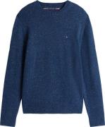 Tommy Hilfiger Trui Donegal Crew Lambswol Blend  Navy heren