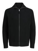 Jack & Jones Gebreid Vest Regular Fit Zwart heren