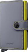 Secrid Miniwallet Optical Grey-Yellow Grijs heren