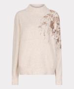 Esqualo Sweater Sequins Beige dames
