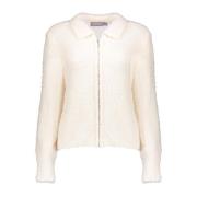 Geisha Vest with collar Off White dames