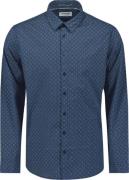No Excess Overhemd Strech  Indigo heren