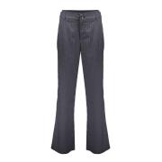 Geisha Pantalon Pinstripe Tape Grijs dames