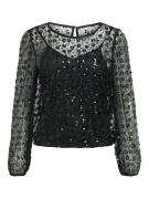 Object Top Maisy Zwart dames