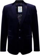 A Fish Named Fred Blazer Pique Navy heren