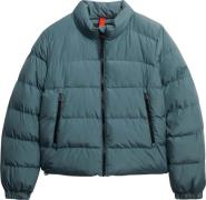 Superdry Puffer Jas Sport Blauw dames