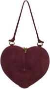 Bomont Tas Lamour Suede  Bordeaux Rood dames