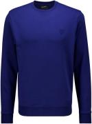 Lyle & Scott Sweater Tonal  Kobalt Blauw heren