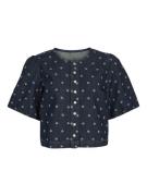 Vila Top Pal Dot Denim Jeans donker dames