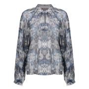 Geisha Blouse Blauw dames